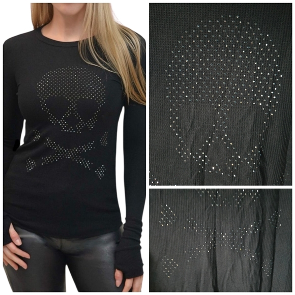 Lauren Moshi Thermal Crystal Skull With Bones mckinley